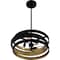 Quoizel Pendant Pendant 3 Lights Matte Black QP6223MBK - alternate 2